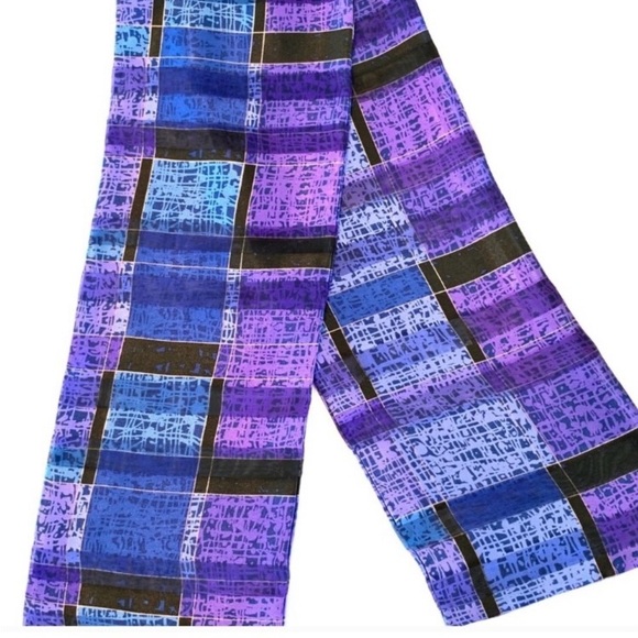 Silk Polyester Blend Scarf - Picture 2 of 2